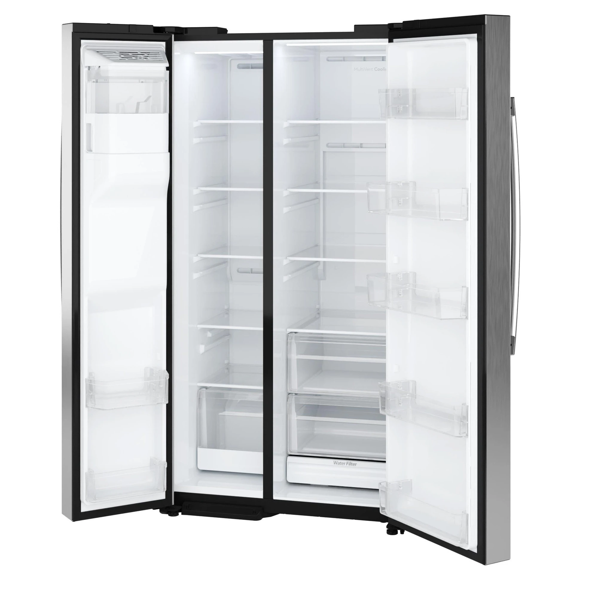 27.9 Cu. Ft. Side-By-Side Refrigerator with Extra Tall Dispenser and In-Door Icemaker GSE28NYYFS