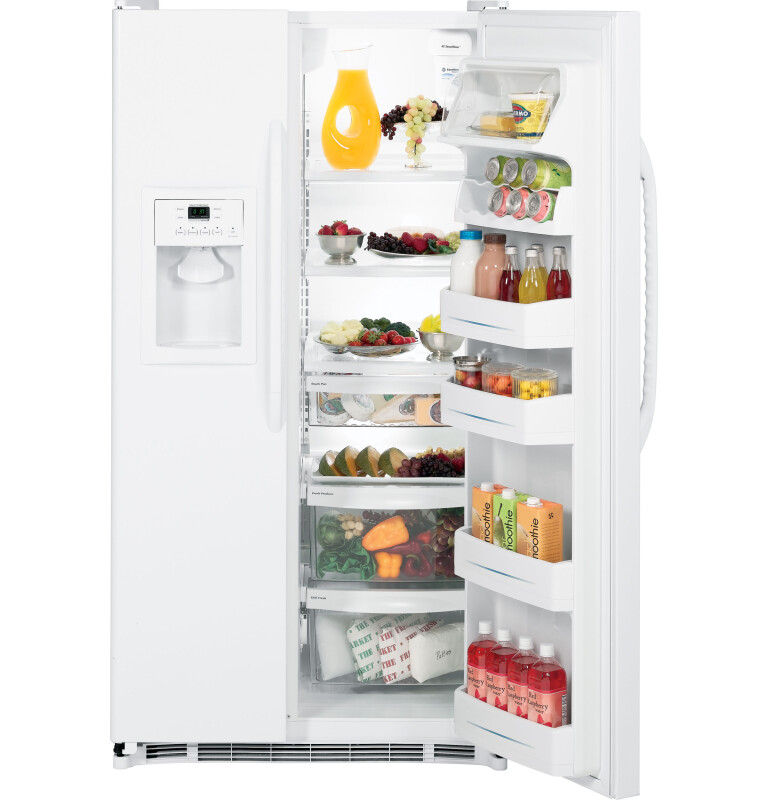 25.0 Cu. Ft. Side-By-Side Refrigerator with Dispenser GSF25IGXWW