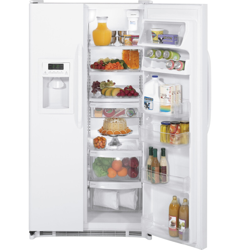 25.3 Cu. Ft. Side-By-Side Refrigerator with Dispenser GSF25IGZWW