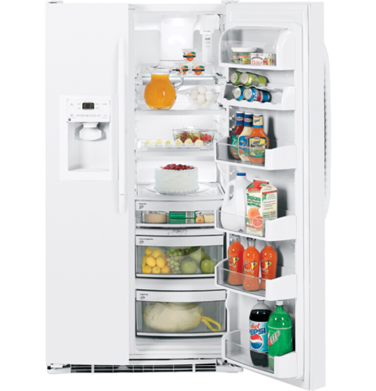 25.4 Cu. Ft. Side-By-Side Refrigerator with Dispenser GSF25KGWWW