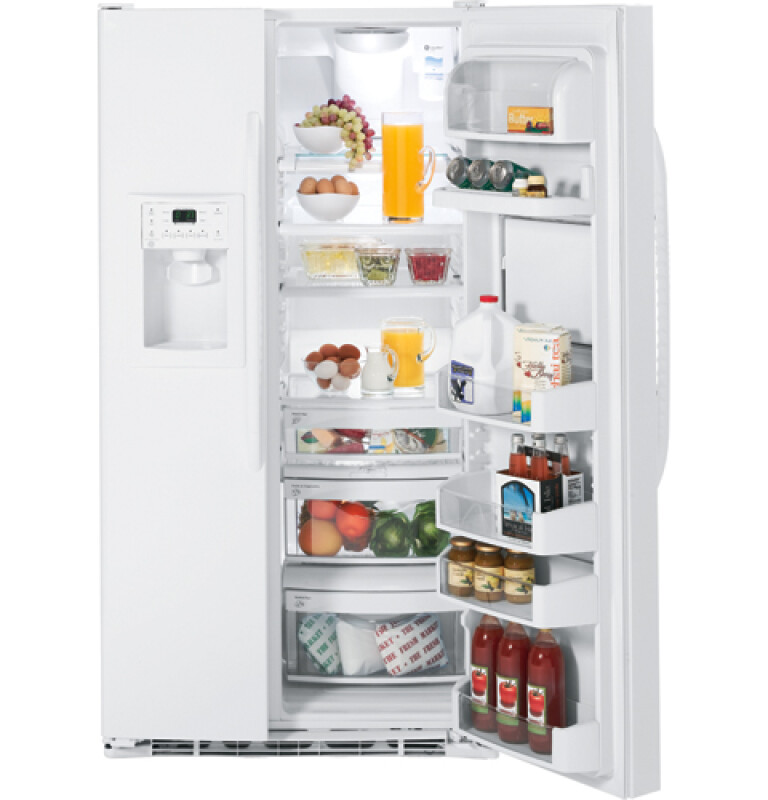25.9 Cu. Ft. Side-By-Side Refrigerator with Dispenser GSF26KHWWW