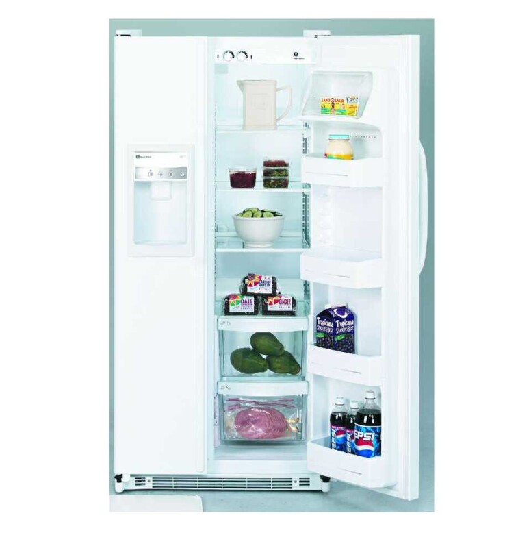 Refrigerator Side by Side, 556 Liters (Freezer 189 L), SoftTouch dispenser, Black Model GSG20IEMFBB