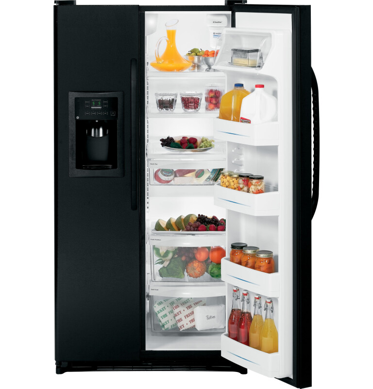 22.1 Cu. Ft. Side-By-Side Refrigerator with Dispenser GSH22JFXBB