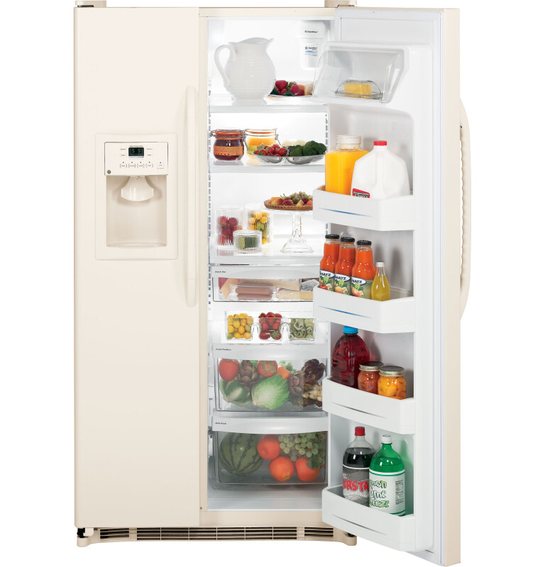 22.1 Cu. Ft. Side-By-Side Refrigerator with Dispenser GSH22JFXCC