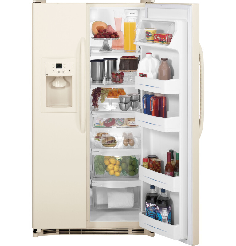 22.1 Cu. Ft. Side-By-Side Refrigerator with Dispenser GSH22JFXCC