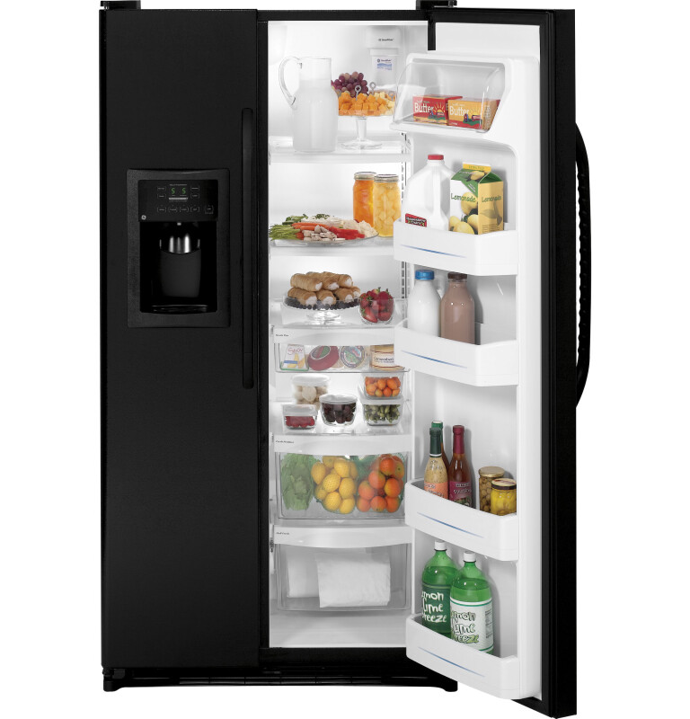 21.9 Cu. Ft. Side-By-Side Refrigerator with Dispenser GSH22JFZBB