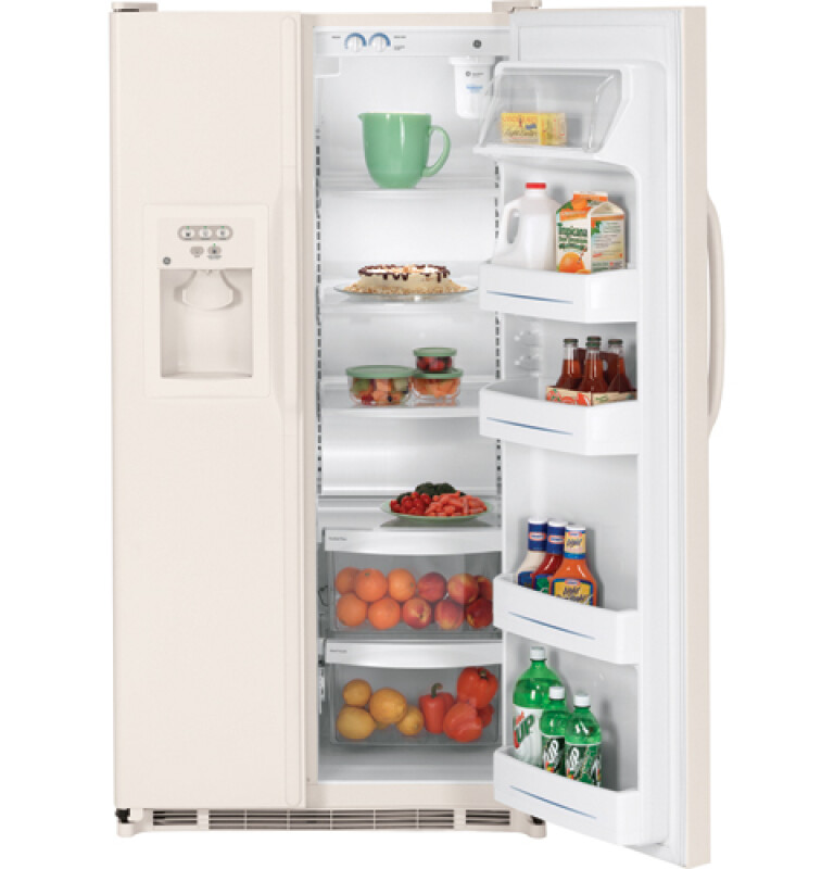 25.0 Cu. Ft. Side-By-Side Refrigerator with Dispenser GSH25JFRCC