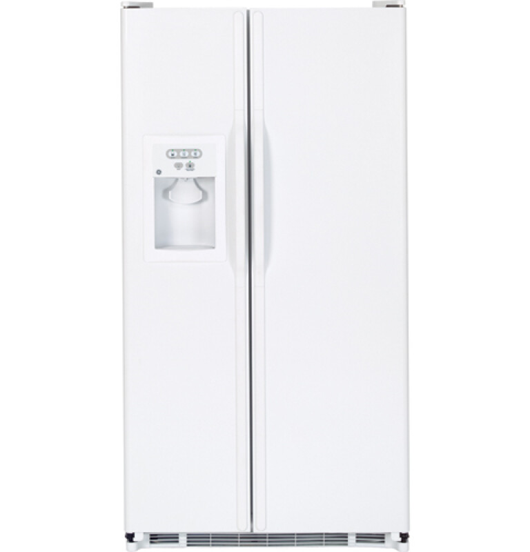 25.0 Cu. Ft. Side-By-Side Refrigerator with Dispenser GSH25JFRWW, product image 2 of 6