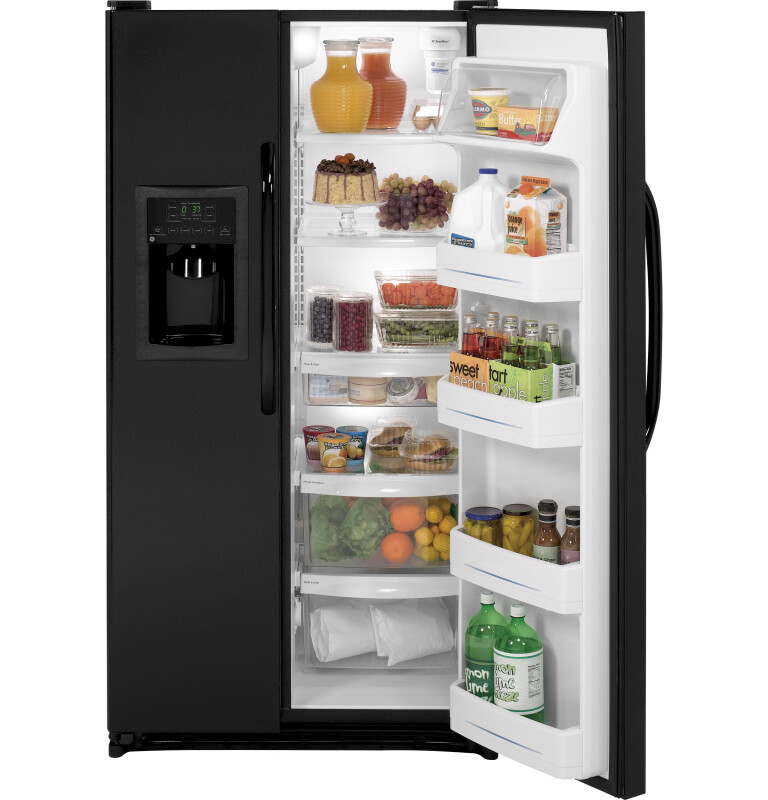 25.3 Cu. Ft. Side-By-Side Refrigerator with Dispenser GSH25JGCBB