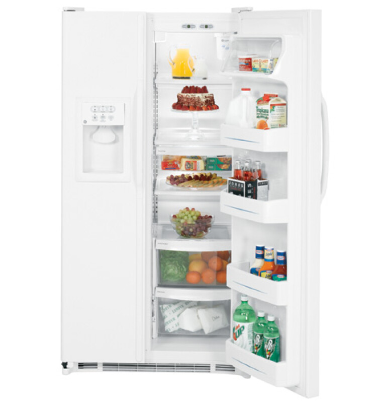 24.9 Cu. Ft. Capacity Side-By-Side Refrigerator with Dispenser GSH25KGPWW