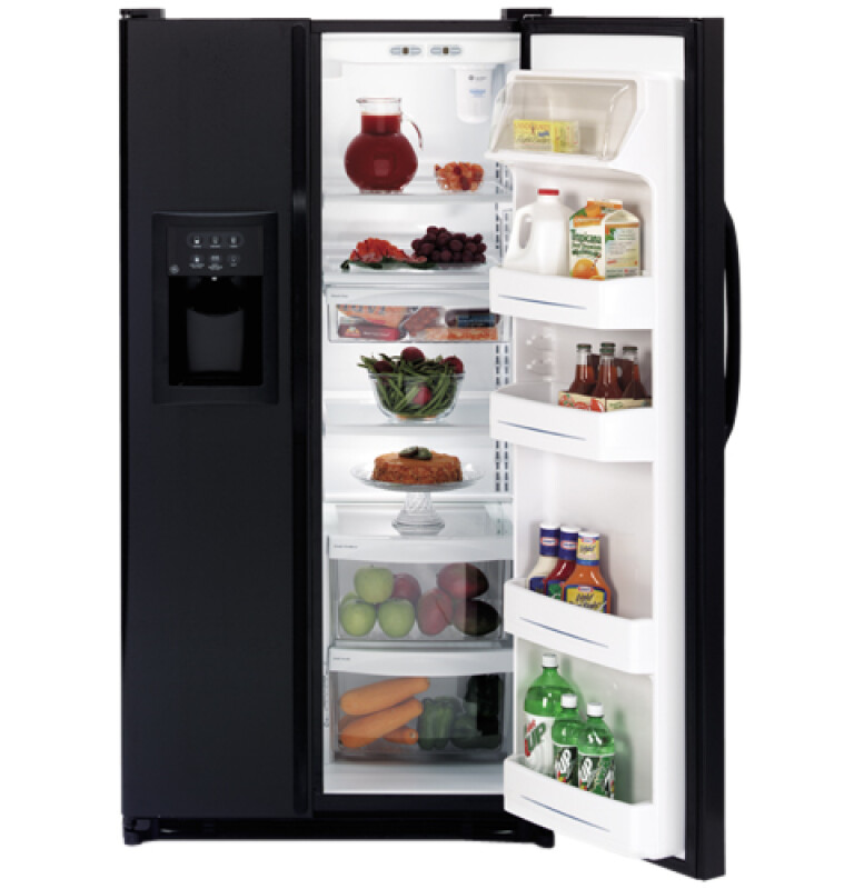 25.0 Cu. Ft. Capacity Side-By-Side Refrigerator with Dispenser GSH25KGRBB