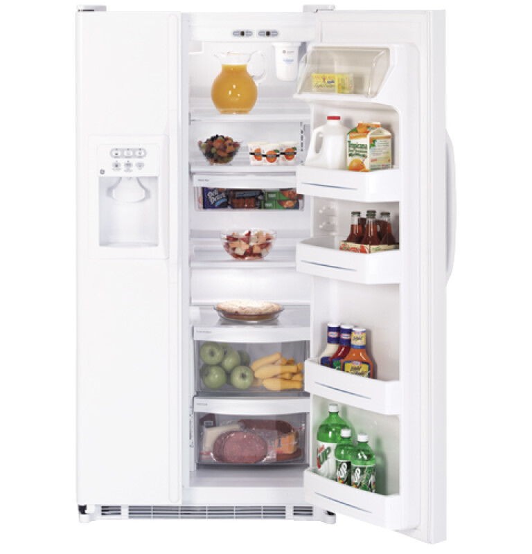 25.0 Cu. Ft. Capacity Side-By-Side Refrigerator with Dispenser GSH25KGRWW