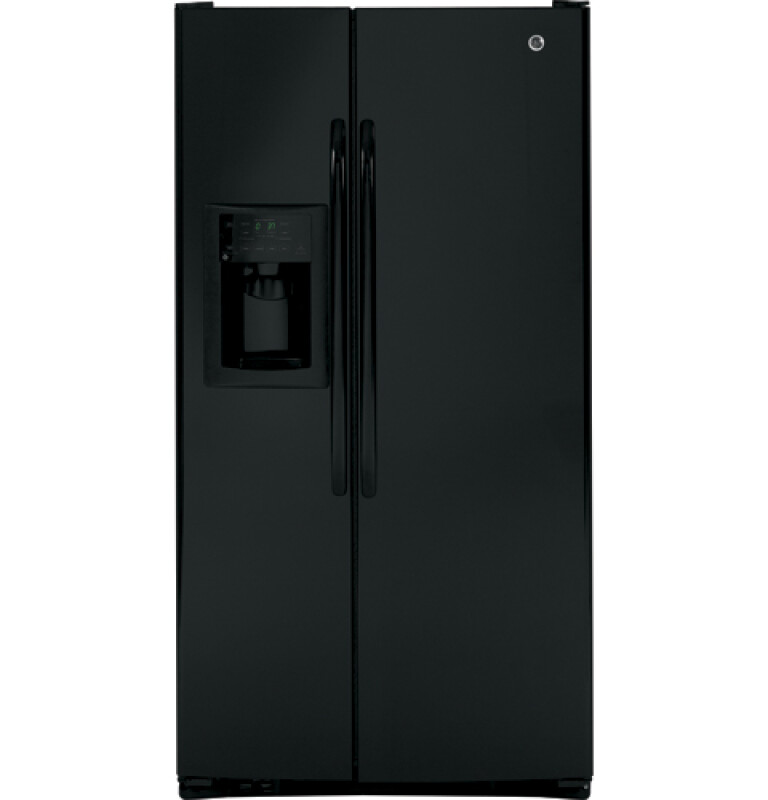 23.1 Cu. Ft. Side-By-Side Refrigerator with Dispenser GSHF3KGXBB, product image 2 of 4