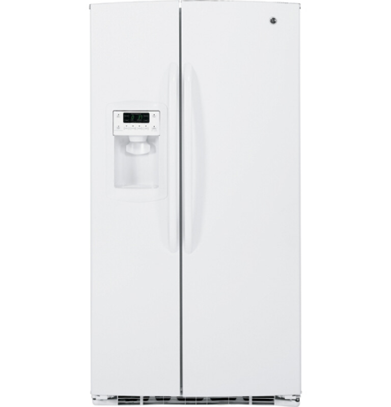 25.4 Cu. Ft. Capacity Side-By-Side Refrigerator with Dispenser GSHF5MGXWW