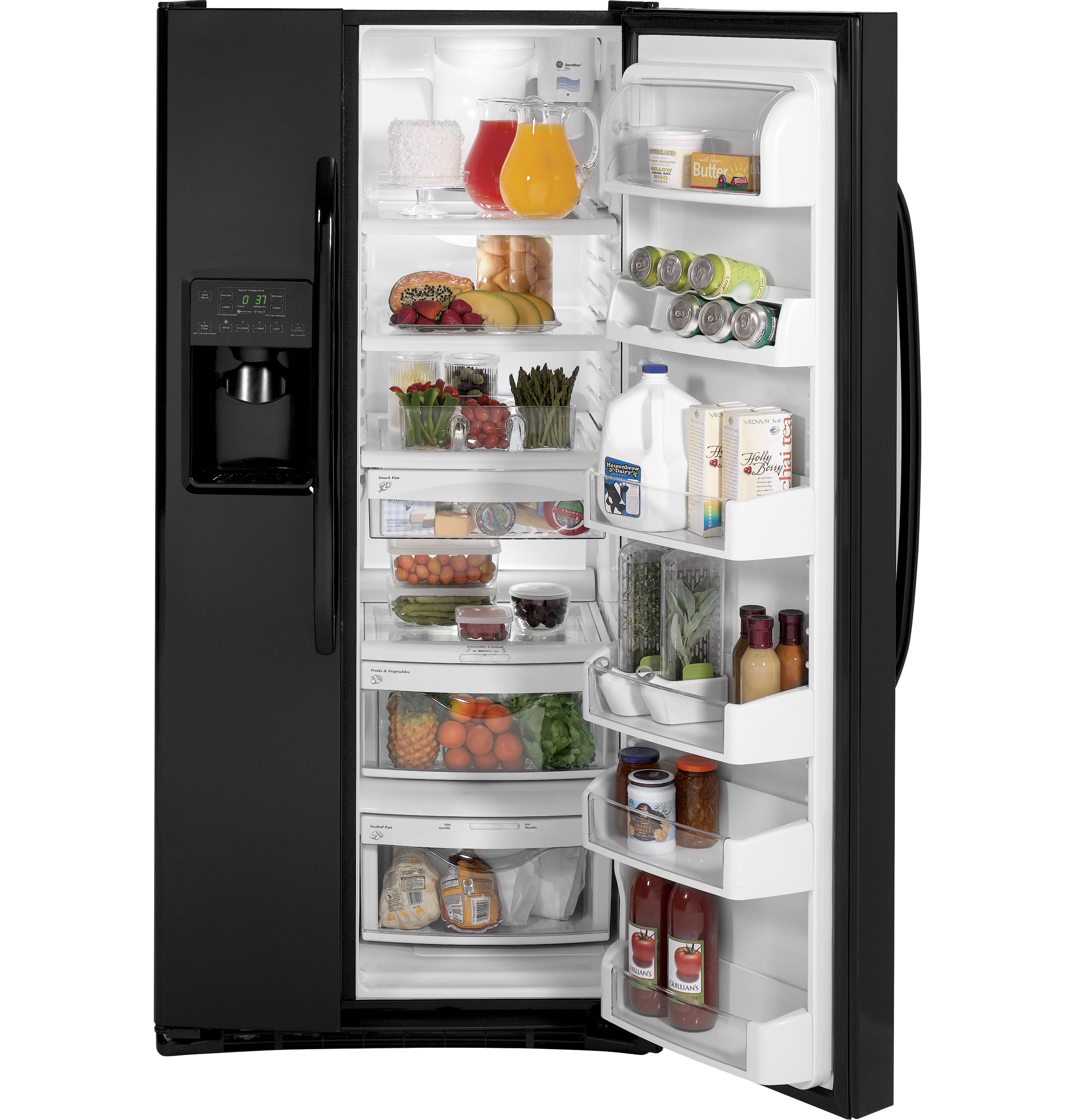 25.9 Cu. Ft. Side-By-Side Refrigerator with Dispenser GSHF6KGZBB