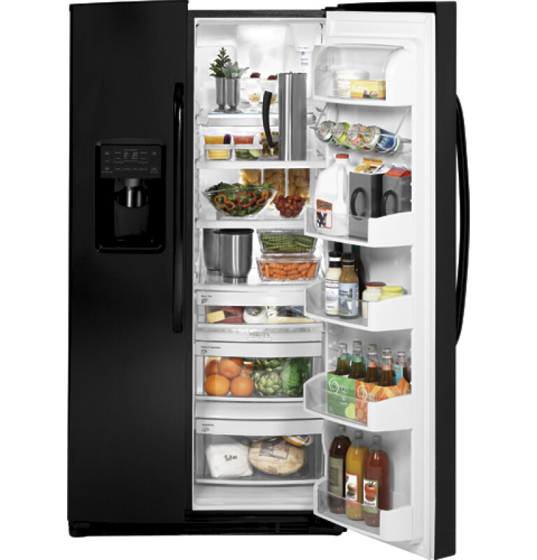 25.8 Cu. Ft. Side-By-Side Refrigerator with Dispenser GSHF6PGYBB