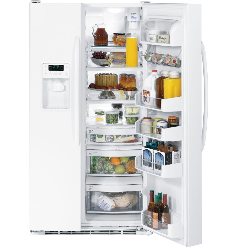 29.1 Cu. Ft. Side-by-Side Refrigerator with Integrated Dispenser GSHF9NGYWW