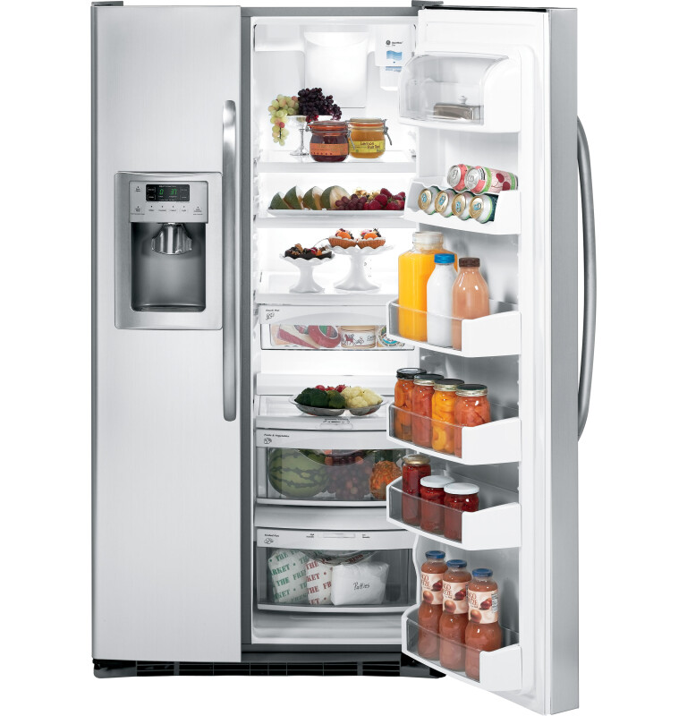 25.4 Cu. Ft. Side-By-Side Refrigerator with Dispenser GSHL5KGXLS