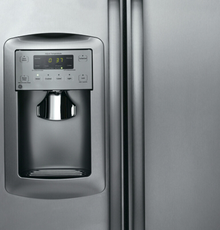 25.4 Cu. Ft. Capacity Side-By-Side Refrigerator with Dispenser GSHL5MGXLS