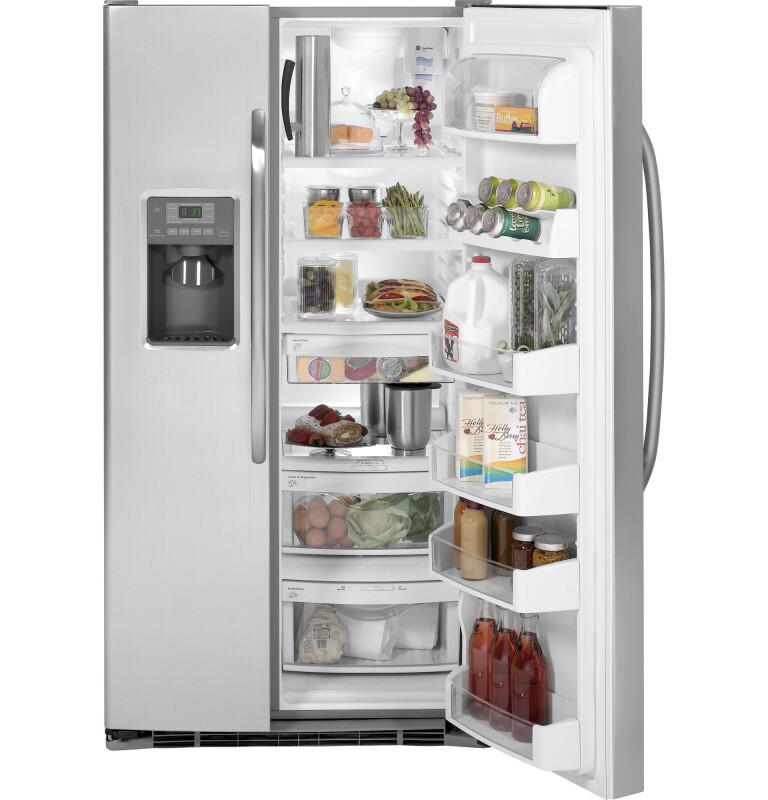 Ge® 25.9 Cu. Ft. Side-by-side Refrigerator GSHL6KGZLS