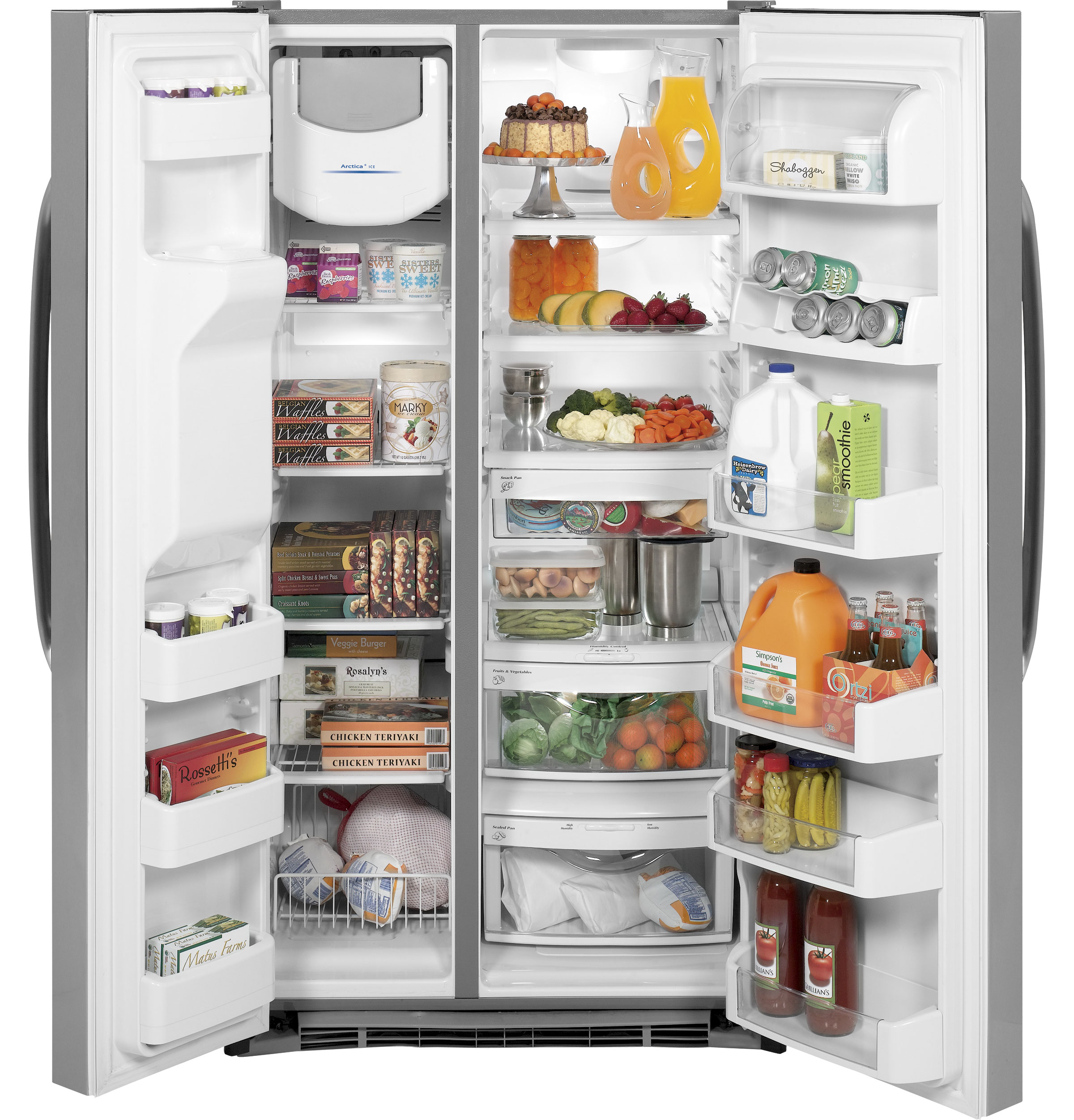 25.9 Cu. Ft. Side-By-Side Refrigerator GSHS6KGZSS