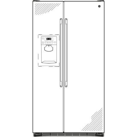 25.9 Cu. Ft. Side-By-Side Refrigerator GSHS6KGZSS