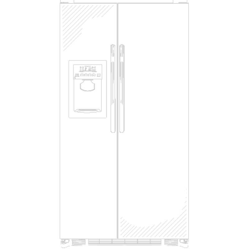 25.3 Cu. Ft. Side-By-Side Refrigerator with Dispenser GSL25IGXLS, product image 3 of 3