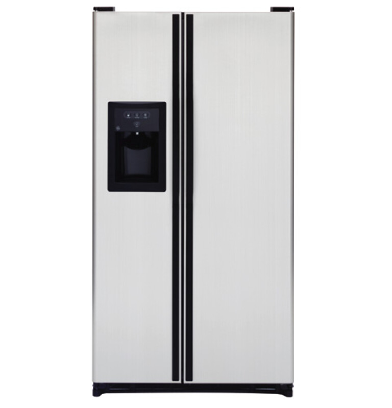 25.0 Cu. Ft. Capacity CleanSteel Side-By-Side Refrigerator with Dispenser GSL25QGPBS