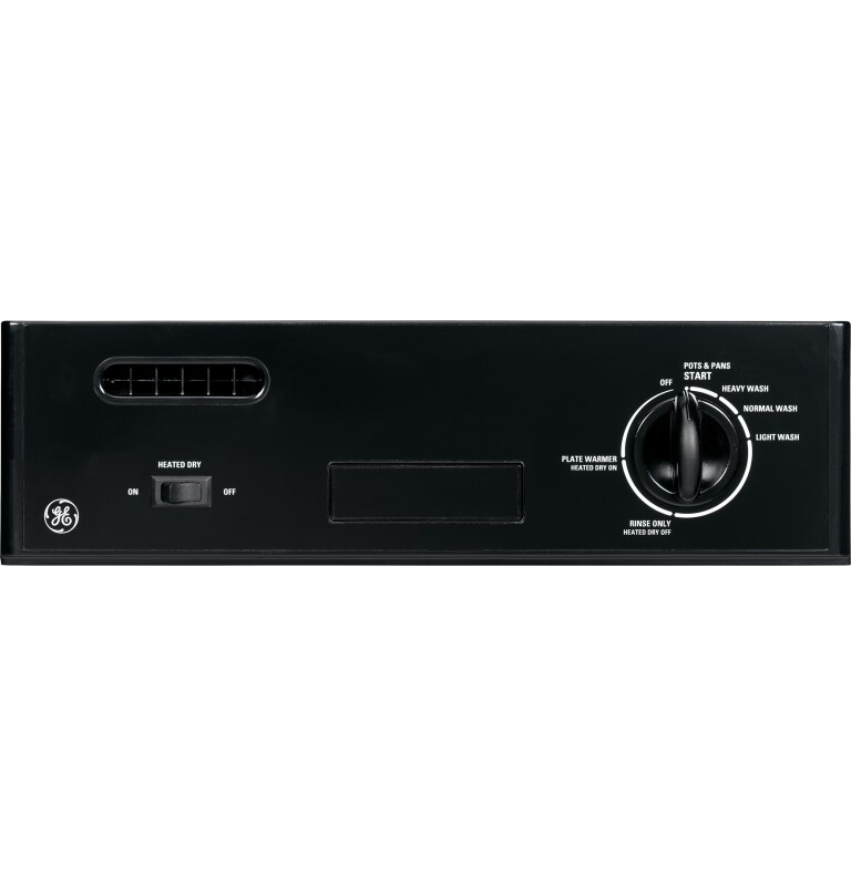 GE Spacemaker 18" Built-In Dishwasher Black GSM1800FBB Picture 1