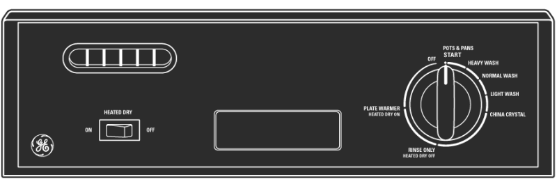 Spacemaker 18" Built-In Dishwasher GSM1800NBB, product image 4 of 8