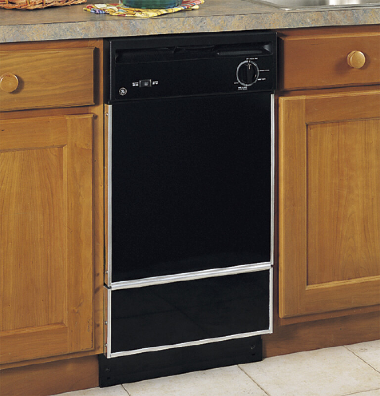 Spacemaker 18" Built-In Dishwasher with 2 Wash Levels, 4 Cycle/6 Options and Standard Sound Insulation Package GSS1800Z