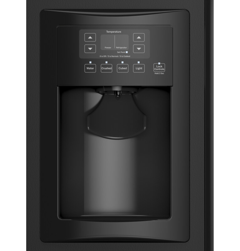 20.0 Cu. Ft. Side-By-Side Refrigerator GSS20ETHBB