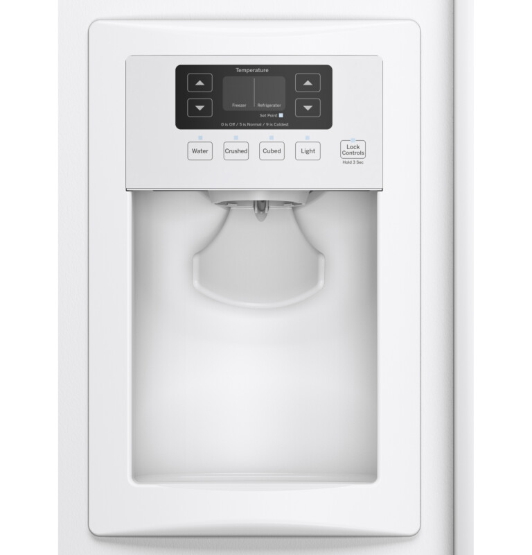 20.0 Cu. Ft. Side-By-Side Refrigerator GSS20ETHWW