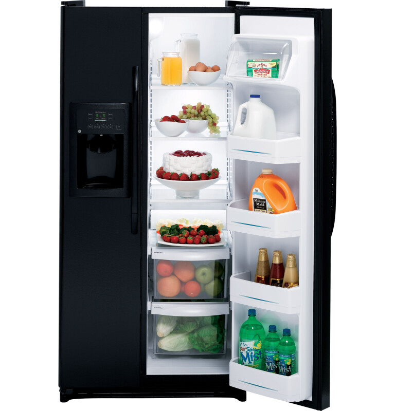 20.0 Cu. Ft. Side-By-Side Refrigerator GSS20GEWBB, product image 2 of 11