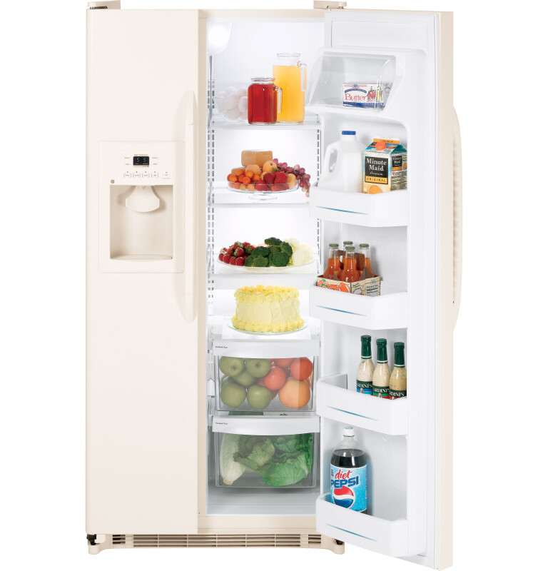 20.0 Cu. Ft. Side-By-Side Refrigerator GSS20GEWCC, product image 2 of 11