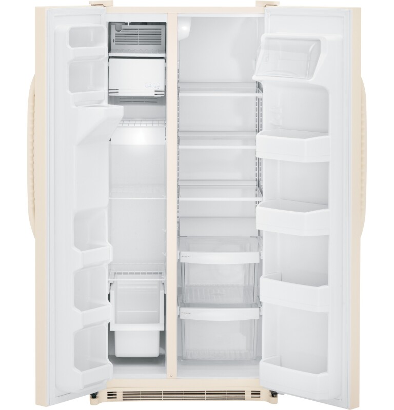 20.0 Cu. Ft. Side-By-Side Refrigerator GSS20GEWCC, product image 3 of 11