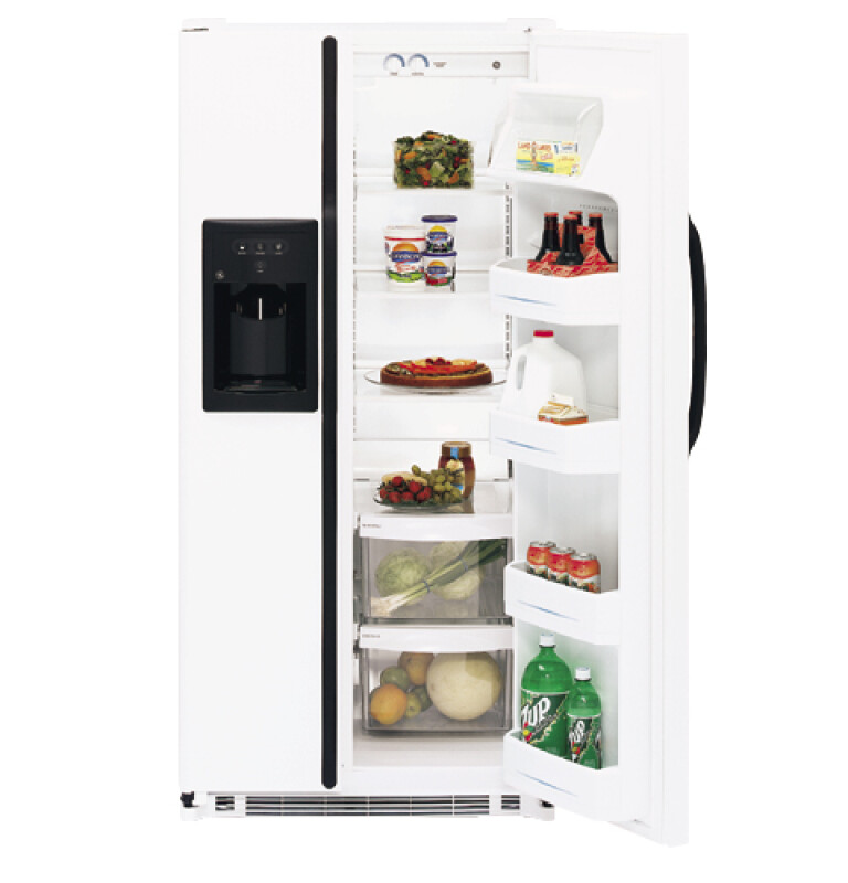 19.9 Cu. Ft. Side-by-Side Refrigerator with Dispenser GSS20IEMWH