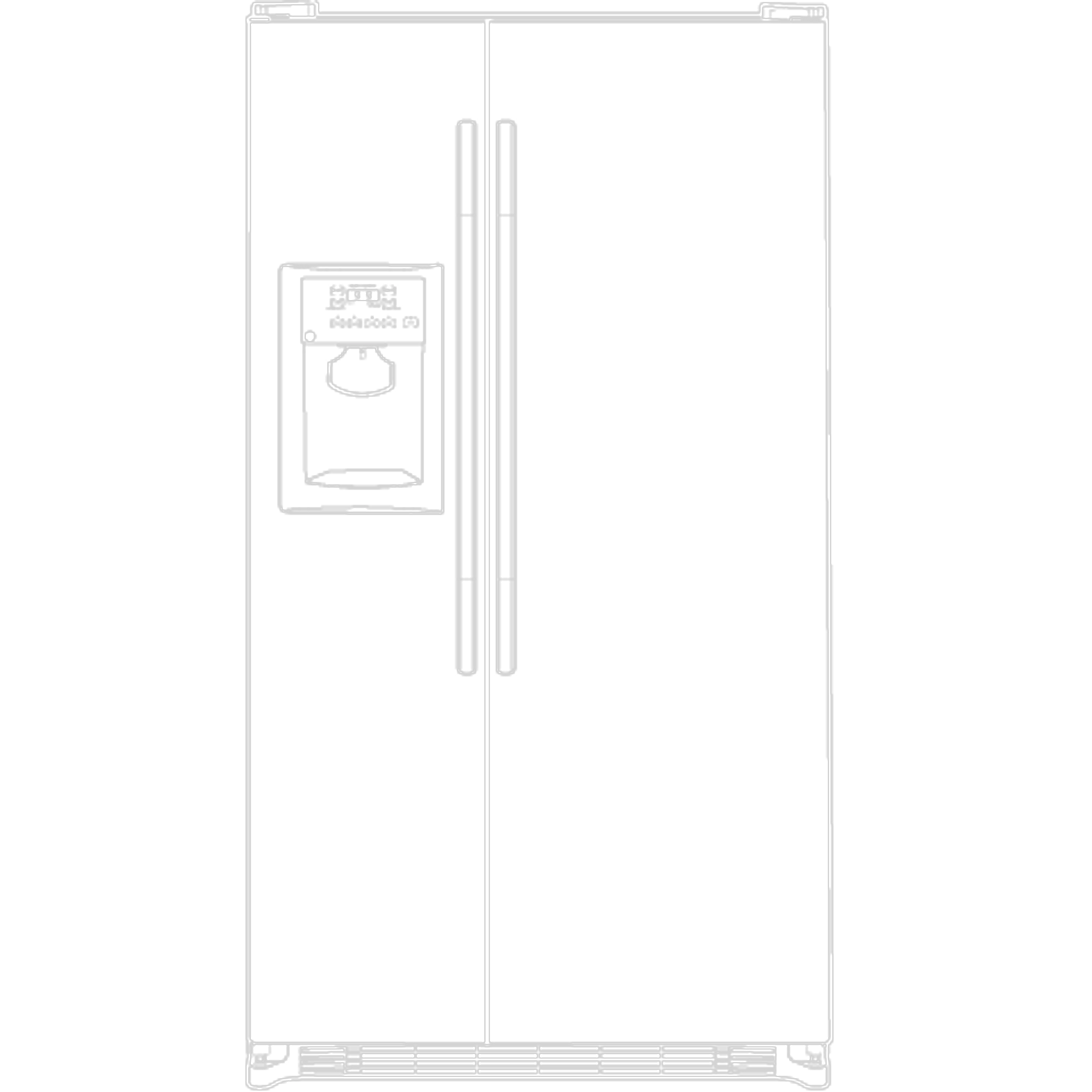 20.0 Cu. Ft. Side-By-Side Refrigerator with Dispenser GSS20IETBB