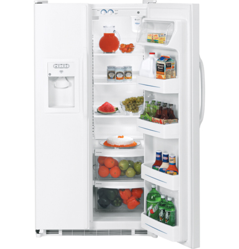 22.0 Cu. Ft. Side-By-Side Refrigerator with Dispenser GSS22IFRWW