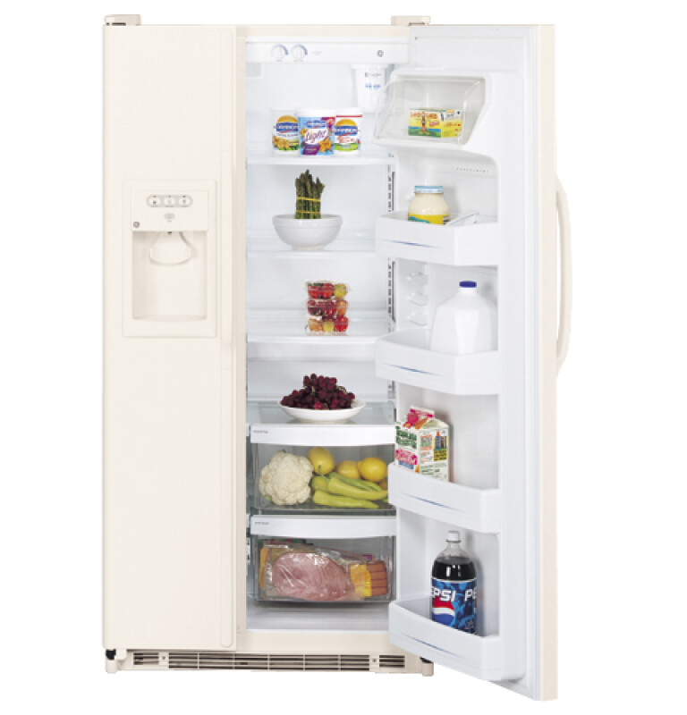 21.9 Cu. Ft. Capacity Side-By-Side Refrigerator with Dispenser GSS22JFPCC