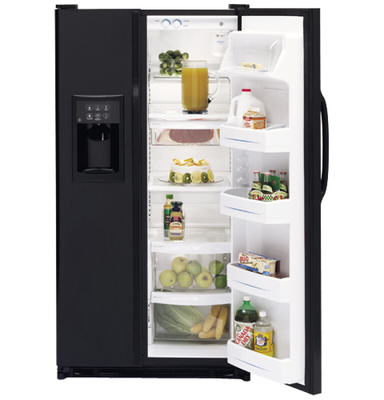 21.8 Cu. Ft. Side-By-Side Refrigerator with Dispenser GSS22KGMBB