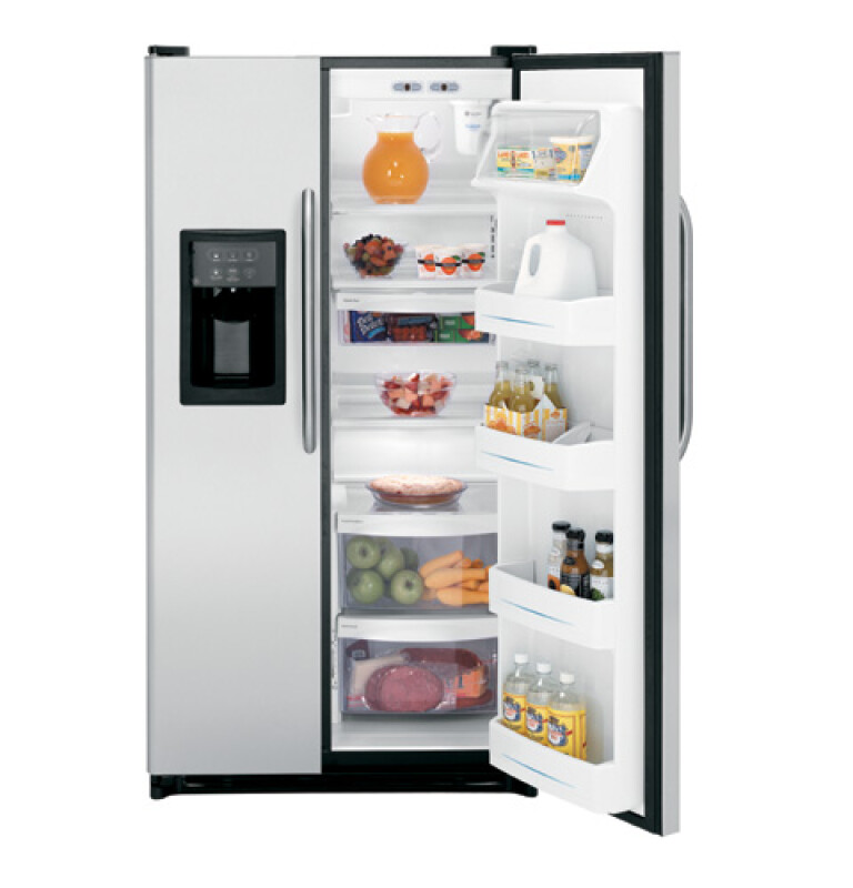 21.9 Cu. Ft. Capacity Stainless Side-By-Side Refrigerator with Dispenser GSS22SGRSS