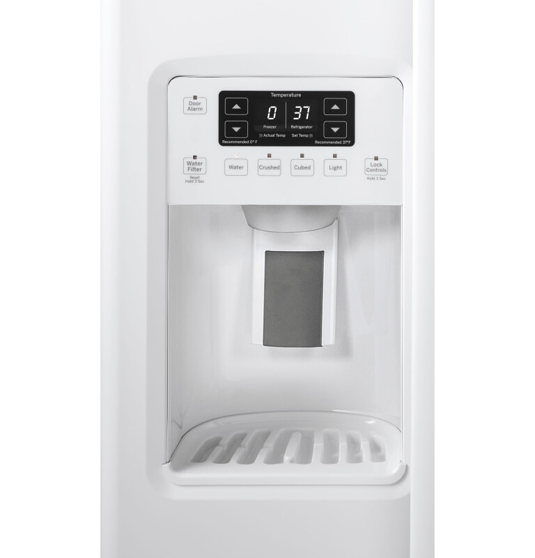 23.2 Cu. Ft. Side-By-Side Refrigerator GSS23GGKWW, product image 6 of 9