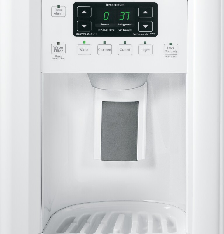 23.2 Cu. Ft. Side-By-Side Refrigerator GSS23HGHWW