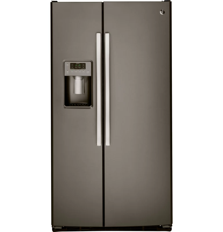 GE 23.2 Cu. Ft. Side-By-Side Refrigerator Slate GSS23HMHES Picture 1