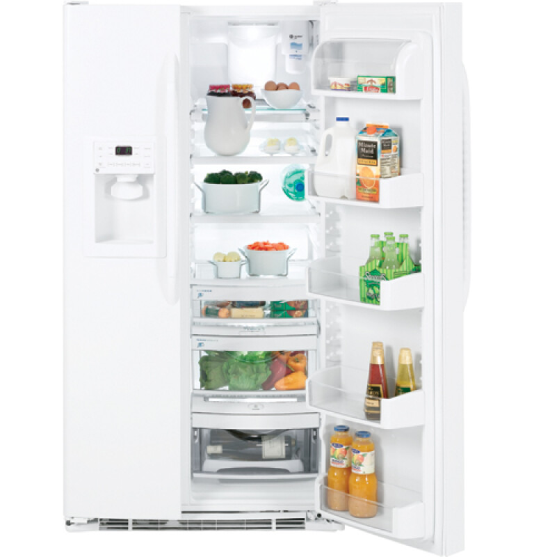 22.6 Cu. Ft. Side-By-Side Refrigerator with Dispenser GSS23LGTWW