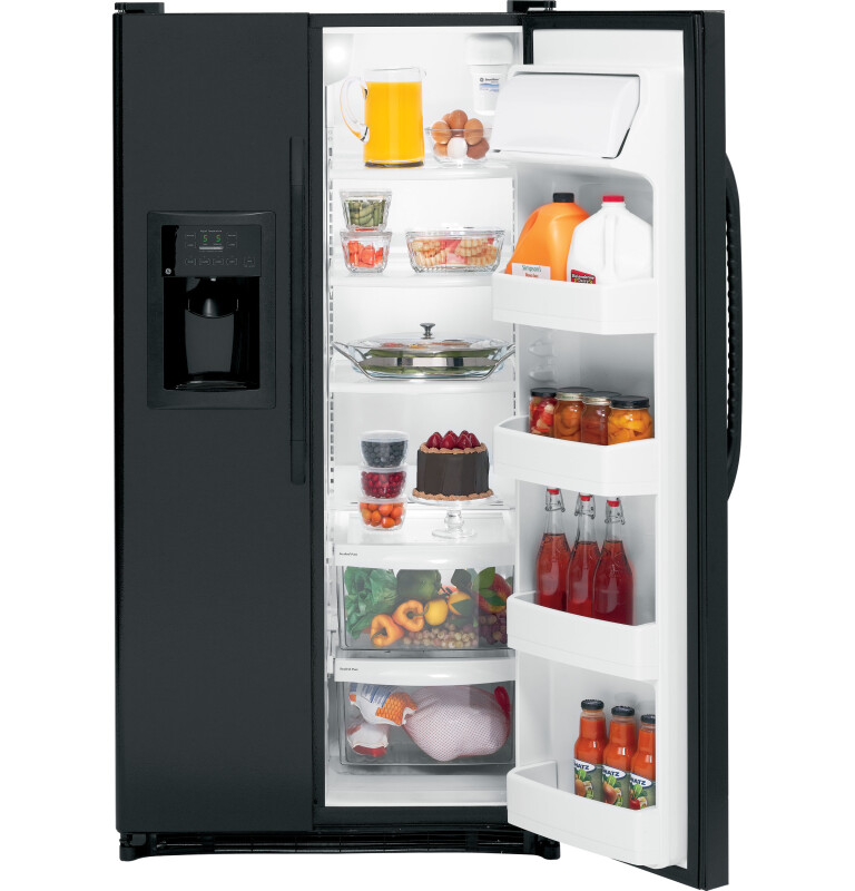 25.0 Cu. Ft. Capacity Side-By-Side Refrigerator GSS25GFXBB