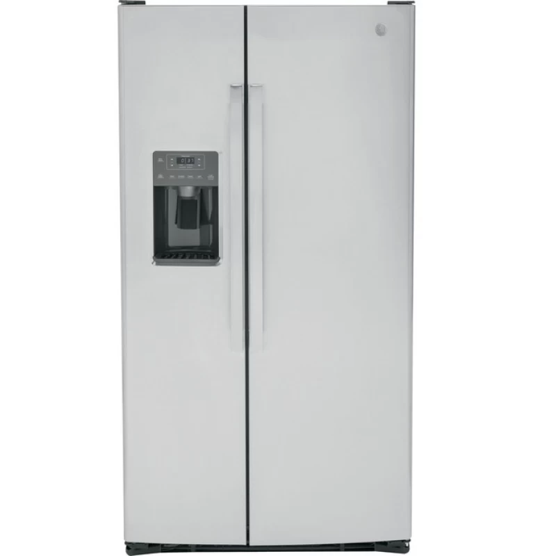 GE 25.3 Cu. Ft. Side-By-Side Refrigerator Stainless Steel GSS25GYPFS Picture 1
