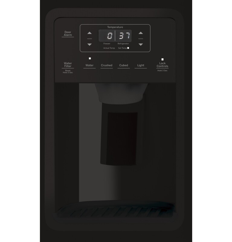 25.1 Cu. Ft. Side-By-Side Refrigerator GSS25IGNBB