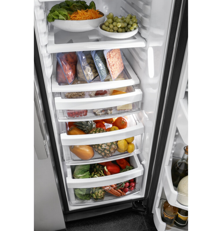 25.1 Cu. Ft. Fingerprint Resistant Side-By-Side Refrigerator view 10